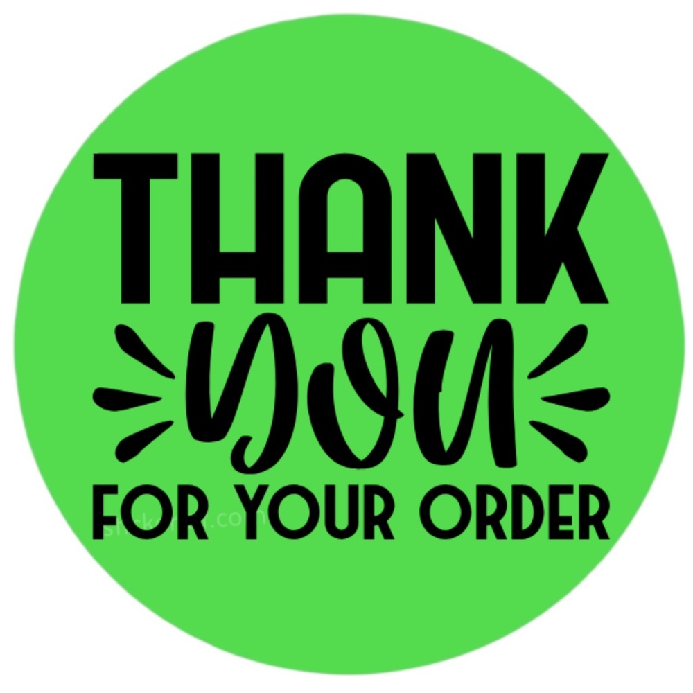 100 thank you for your order stickers | packaging supplies NWT​​​​ - Picture 8 of 11